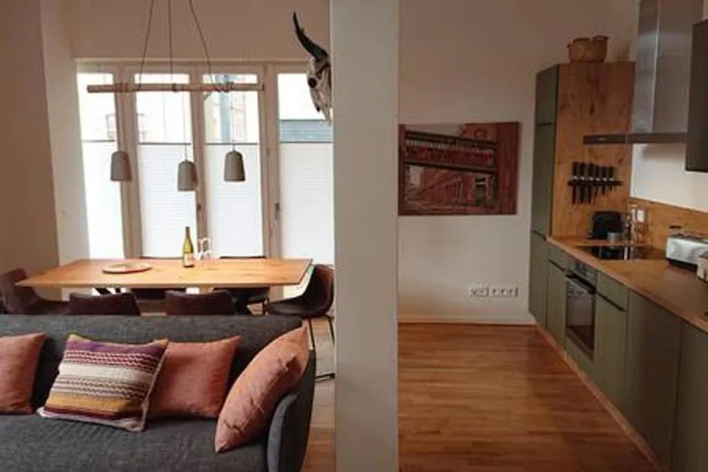 Apartment Bleichert Suite – Boho Living Leipzig Deutschland